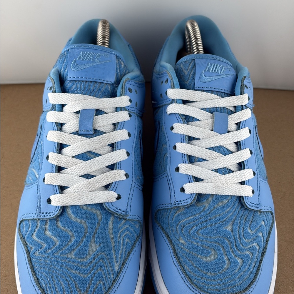 Nike Dunk Low Retro PRM UNC University Blue White Shoes FN6834412 Men’s size 8 - Picture 2 of 9